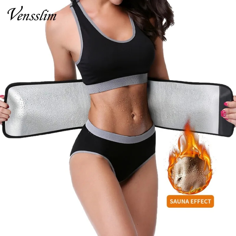 Vensslim Womens Waist Training Belt Pocket Free Adjustable Abdominal Trimmer Sauna Sweat Body Shaping Exercise Girl Shape 250430