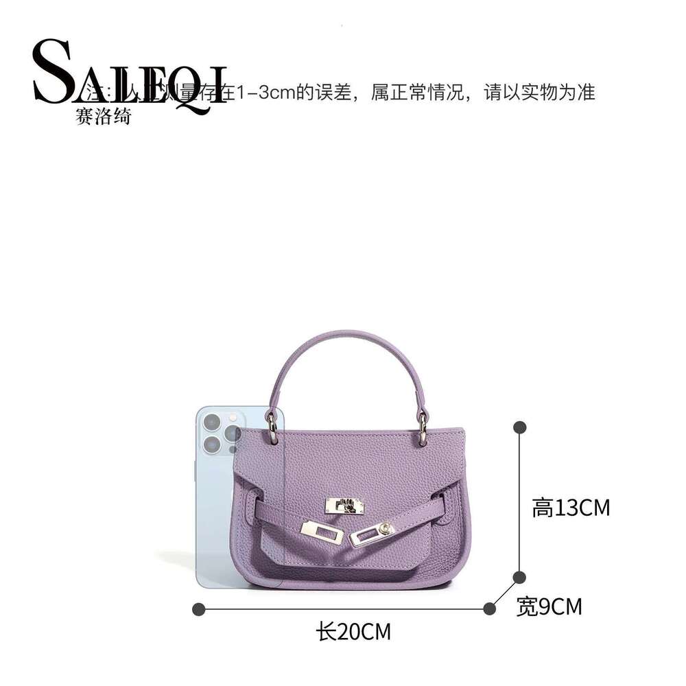 Genuine Leather Women Fashon Mini Small Square Bag Black Designer Handbag Cowhide Underarm Shoulder Crossbody White Bags