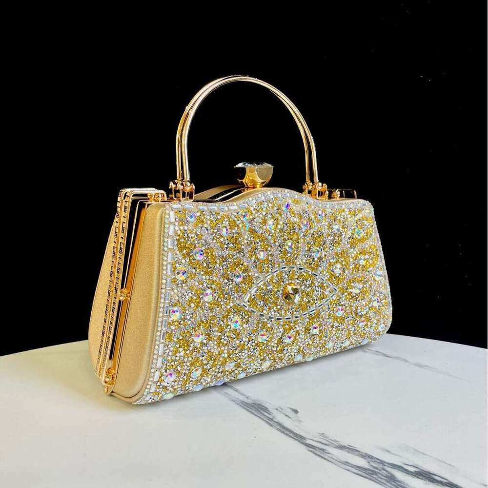 Dinner Bag New Exquisite Diamond Inlay Women S Bag With Cheongsam Socialite Banquet Handbag Rhinestone KQ