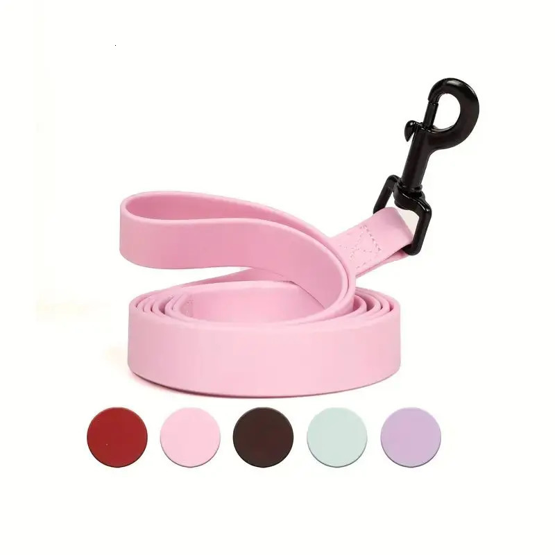 Dog Belt Short Belt 1.2M PVC Dog Belt Multi color Durable Easy to Clean Waterproof Dog Training Belt 250427