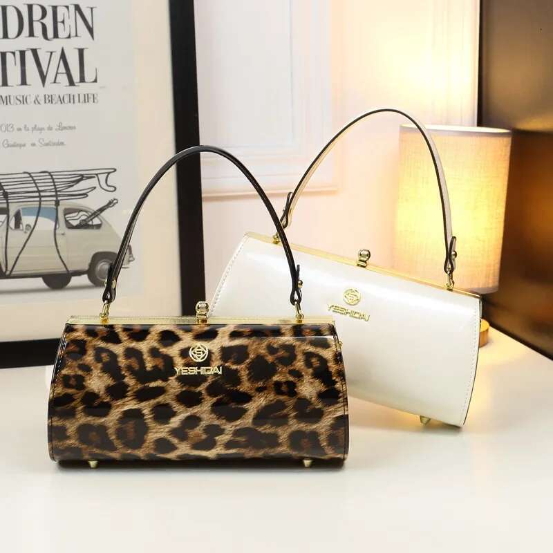 Spring new patent leather metal rhinestone button handbag banquet dress large-capacity one-shoulder cross-body women's bag