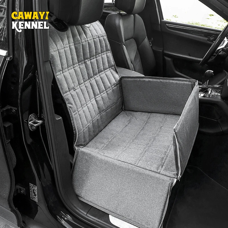 CAWAYI KENNEL Pet Dog Car Seat Cover Carrying Cat and Dog Bag Car Travel Folding Hanger Waterproof Dog Basket Pet Car 250427