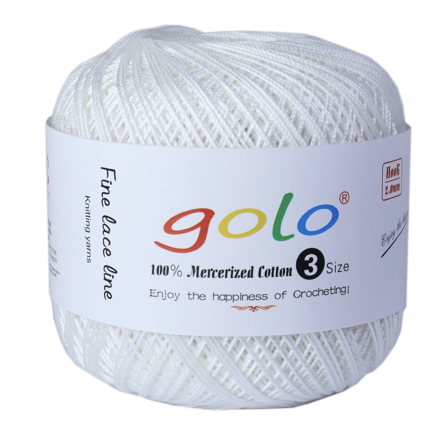 golo Crochet Thread Size 3 Yarn for Hand Knitting Crochet yarn