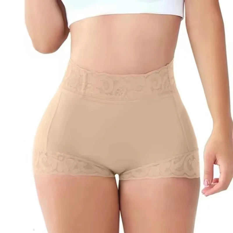 Womens shaping belly control pink button up pants low waist unmarked hip lift short shape 250430