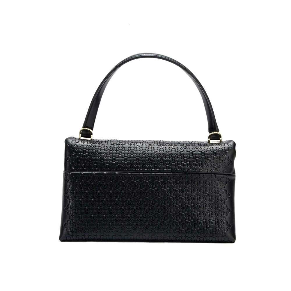 CH Handbag High Quality Fashion Design Model Flower Emed Ladies Shoulder Bag Metal Accessories Unique Pattern