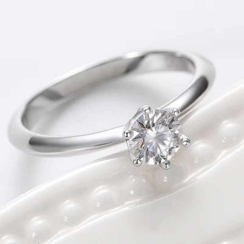Drop Shipping Eternity Band 925 Sterling Silver 3ct 9mm VVS Moissanite Women Wedding Engagement Ring