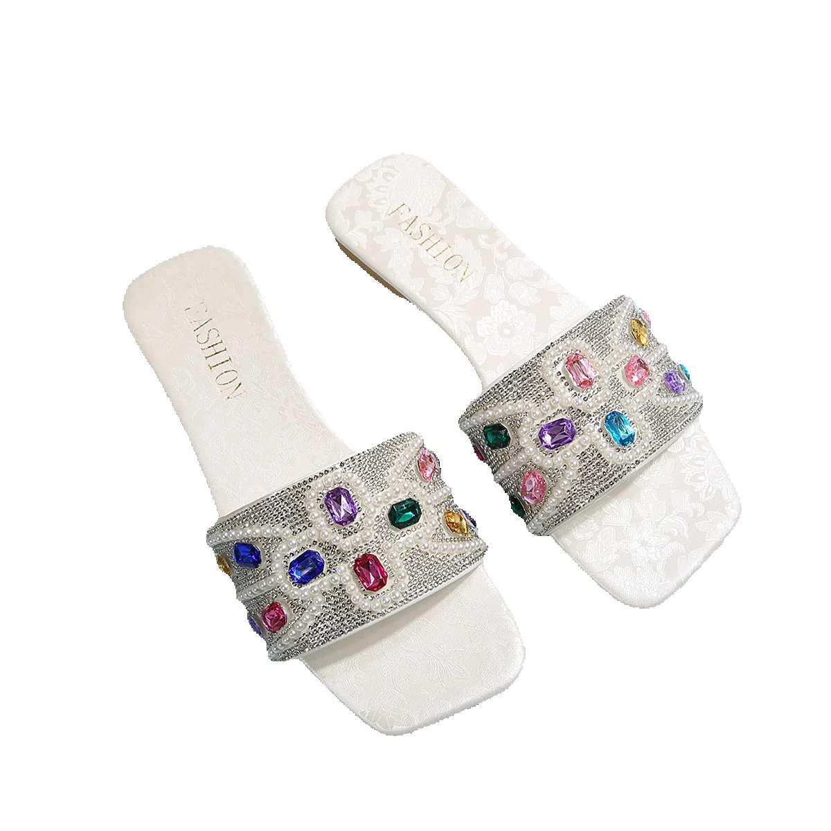 2025 New Women's Flat bottomed Designer Casual Slippers and Sandals Designer Women's Casual Trendy Sandals