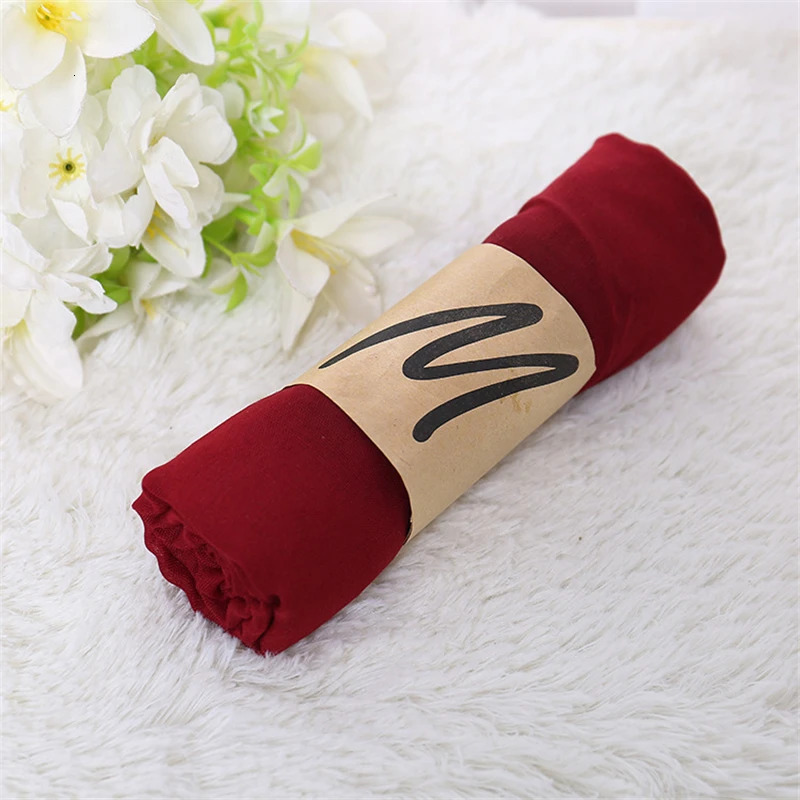 Linen Scarves Women Solid Color Scarf Shawl Muslim Hijab Muffler Female Soft Wraps Headband Foulard Bufandas 250430