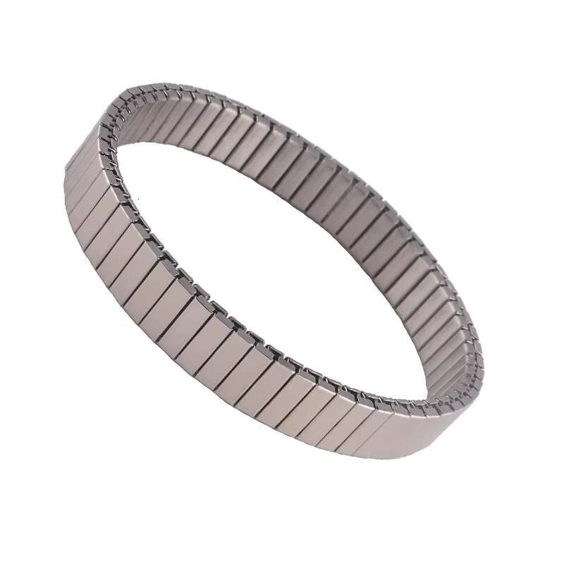Luxury Watch Strap Mens Fashion Watch Band Bracelet Jewelry Men Stainless Steel Stretch Link Chain Bracelet Women