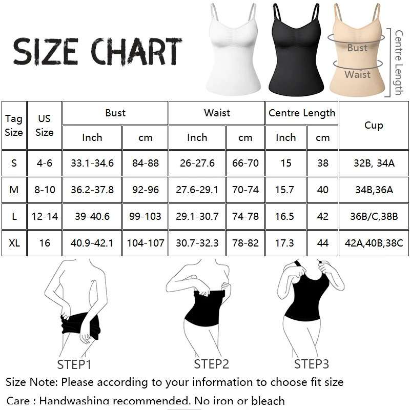 Padded Shaperwear Compression Camisole Body Shaping Womens Abdominal Control Tank Top Weight Loss Shape Waist Training Tight corset Ultra Thin 250430