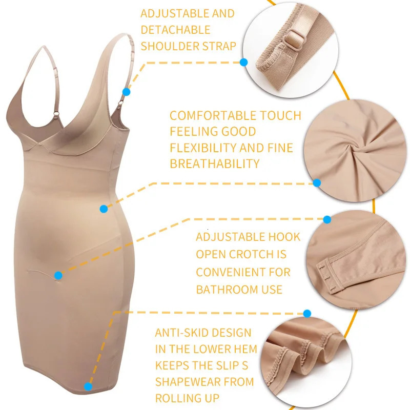 Sexy Full Size Weight Loss Dress Underwear Body Shape Female Abdominal Control Waist Trainer XXXL 250430