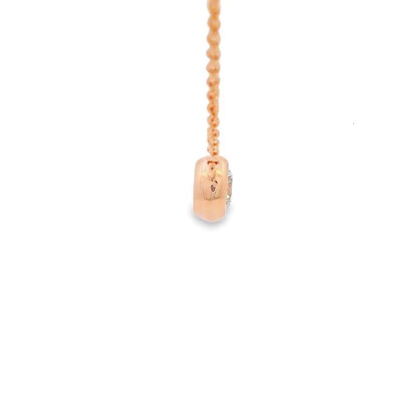 Qinglong Lab Created IGI Certified 2CT 3CT 4CT 5CT 6CT Round Oval CVD HPHT Loose Synthetic Lab Grown Diamond Necklace for Woman