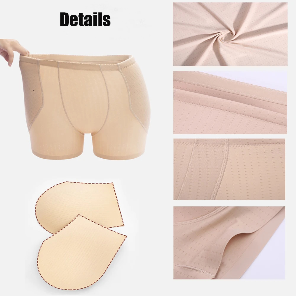 Body shape buttock enhancer underwear womens mid waist lift pad 250430