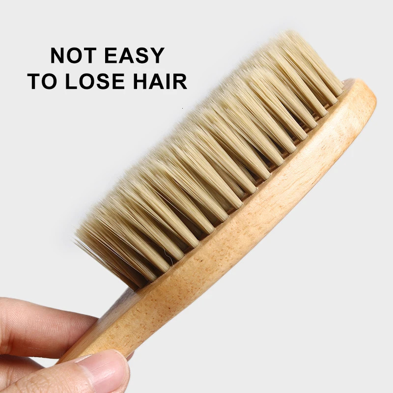 Shoe cleaning brush laundry brush rubber wood brush soft brush non damaging to shoes clothing household cleaning tools 250425
