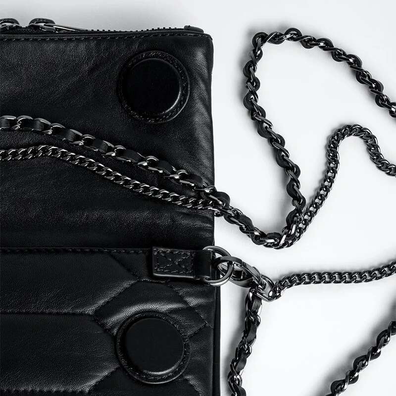 2025 New Fashion Women Shoulder Dia Wings Chain Envelope Retro Design Casual Outdoor Ladies Crossbody Bag