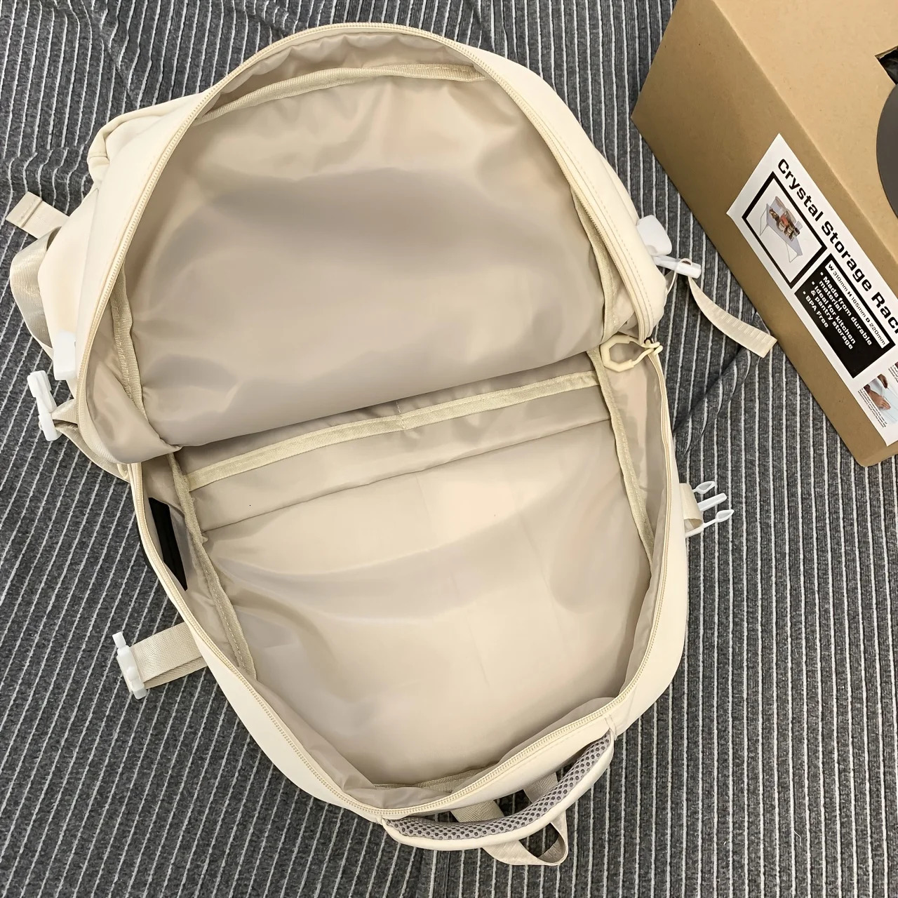 Multi layer high-capacity pre college couple travel backpack 250427
