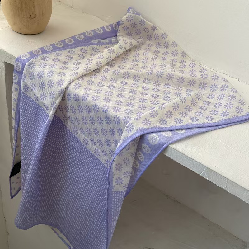 T603 Spring and summer all-match scarf neck collar mother long gauze scarf thin style cover neck warm new