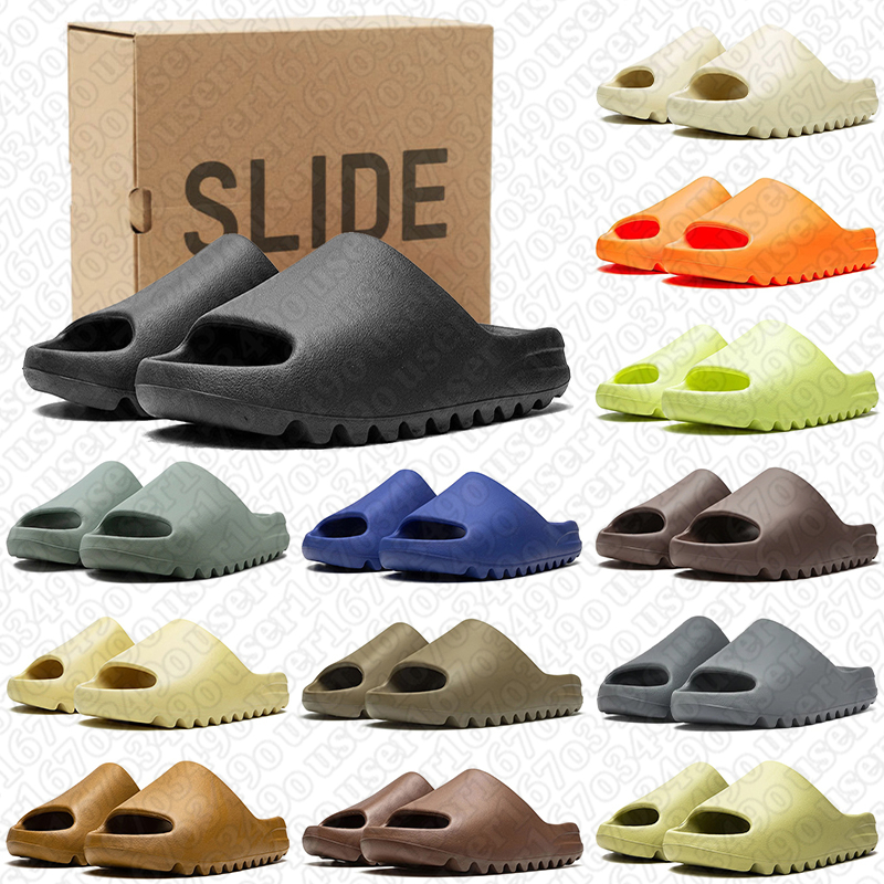 free shipping with box sandals famous designer women men slides sliders triple black bone brown navy blue grey sandal mens womens slide outdoor shoes