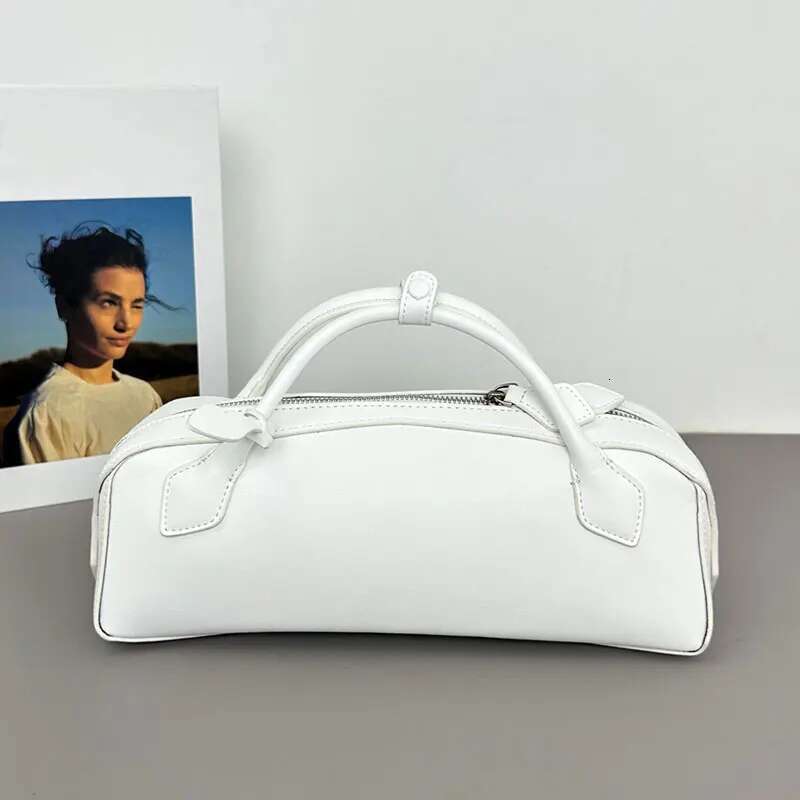 Vintage Tote 2025 New Short Handle Boston Handbag Casual Versatile Fashion Large Capacity Bowling Bag Handheld Ladies