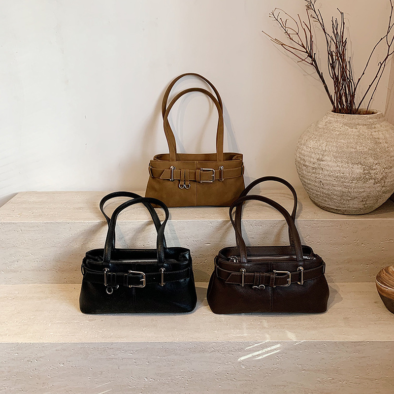 designer bag design key high-end versatile shoulder bag new simple bag Cosmetic storage bag women Handbag