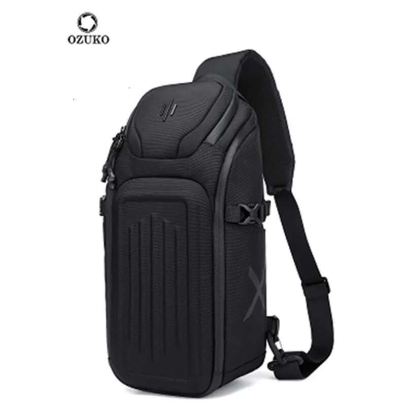OZUKO New Men's Anti-Theft Chest High Quality Multifunction Crossbody Bag Male Waterproof Short Trip Shoulder Messenger Bags