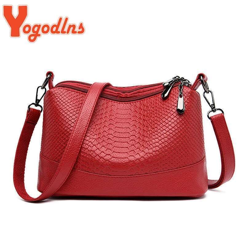 Vintage Crocodile Patte Crossbody For Women PU Leather Shoulder Phone Messenger Bag Mommy Handbag Bolsa