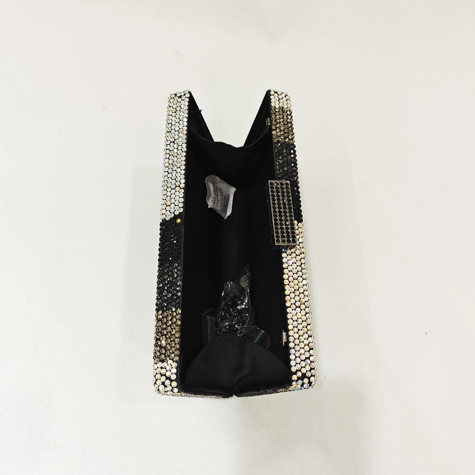 Green evening clutch bag for wedding parties wallet banquet diamond stone brides ball 250428