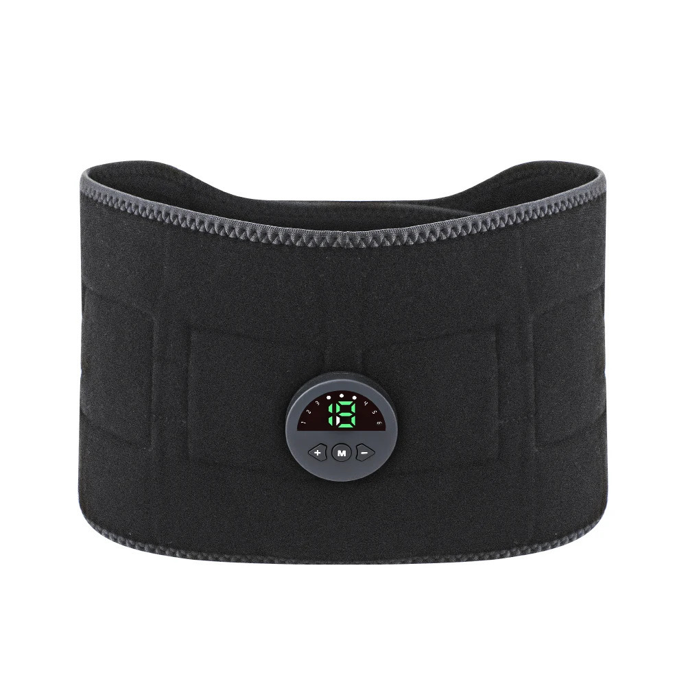 Abdominal Massager Muscle Toner Abdominal Toning Belt Electric USB Recharge Fitness Training Gear Ab Trainer Fitness Equipment 250424