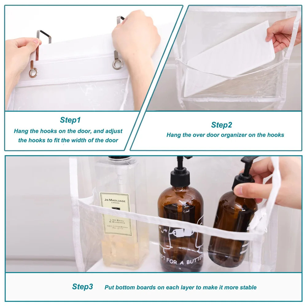 Multi functional fabric hanging bag for door multi-layer storage hanging bag mixed organizer storage hanging bag 250430