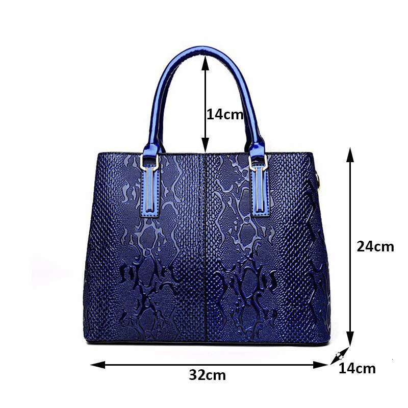 designer bag Fashion Patent Leather Shoulder for Women, Handbags, Female Large Capacity Crossbody ,Designer Handle Bag