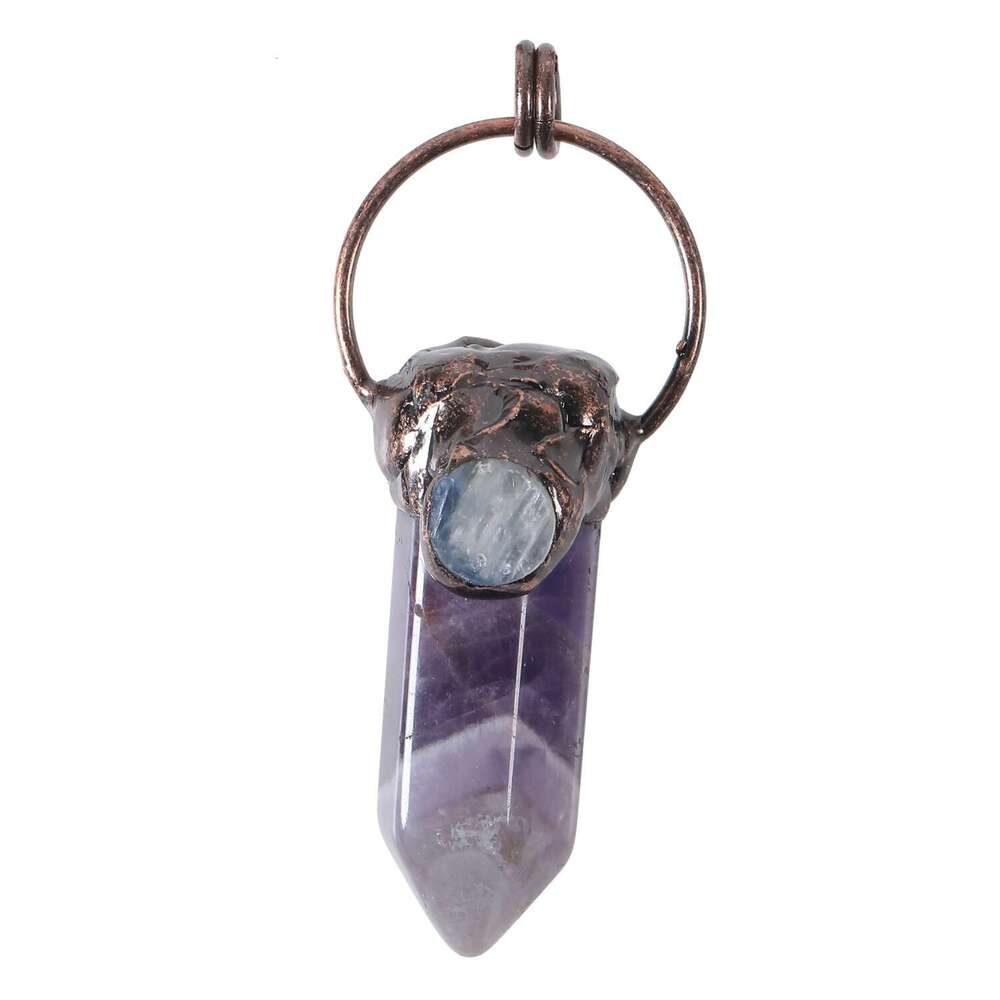 Light Trendy Jewelry, Natural Water Crystal, Bud, Rough Stone, Mineral Pendant, Jewelry DIY Necklace