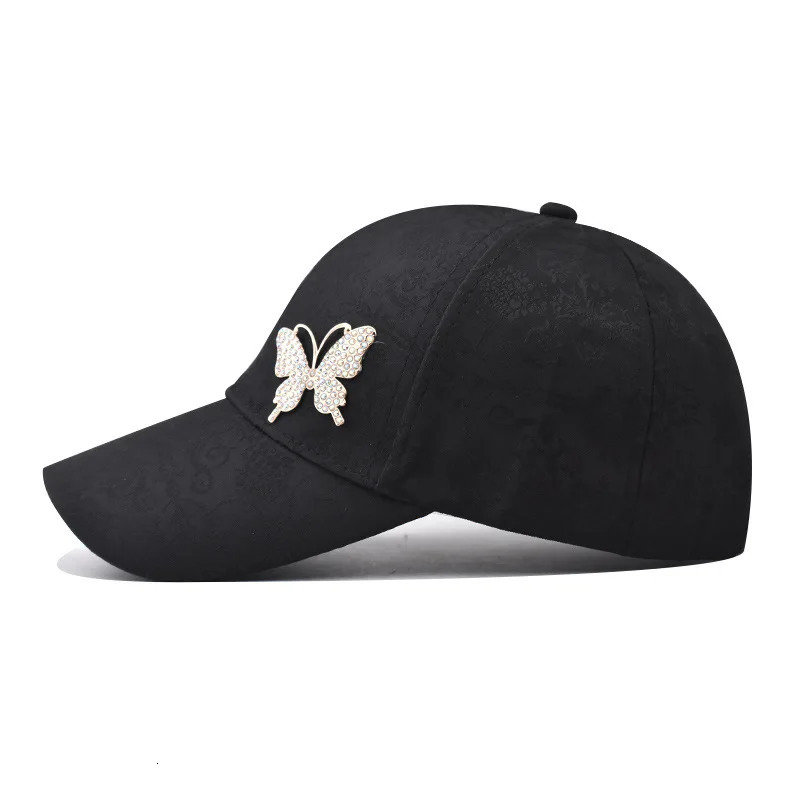 Diamond Butterfly Baseball Hat Womens Spring/Summer Paradigm Sun Hat Lace Pattern Baseball Hat 250430