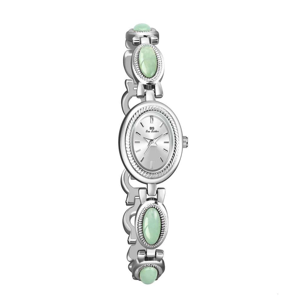 High-End Ladies Watches Elegant Green Jewelry Jade Quartz Bracelet Wristwatch Gifts For Women 2025 Fashion Dress Watch