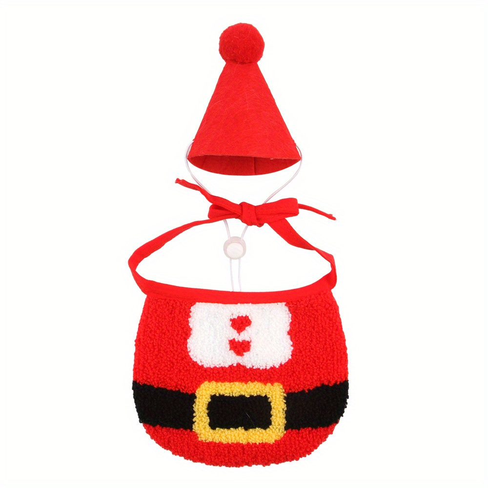 Pet birthday costume sets, cat and dog Christmas sets, suitable for small and medium-sized pets