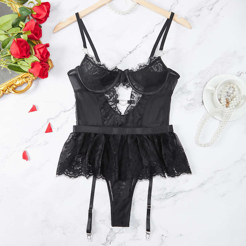 Sexy Underwear Sexy And Seductive Lingerie Set With Lace Embroidery Valentine S Day Passionate Uniform Hot Selling