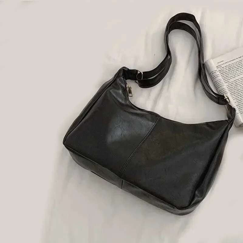Maillard Retro 2024 New Trendy South Korean Tote All-Match Large Capacity Shoulder Bag Handbag for Women