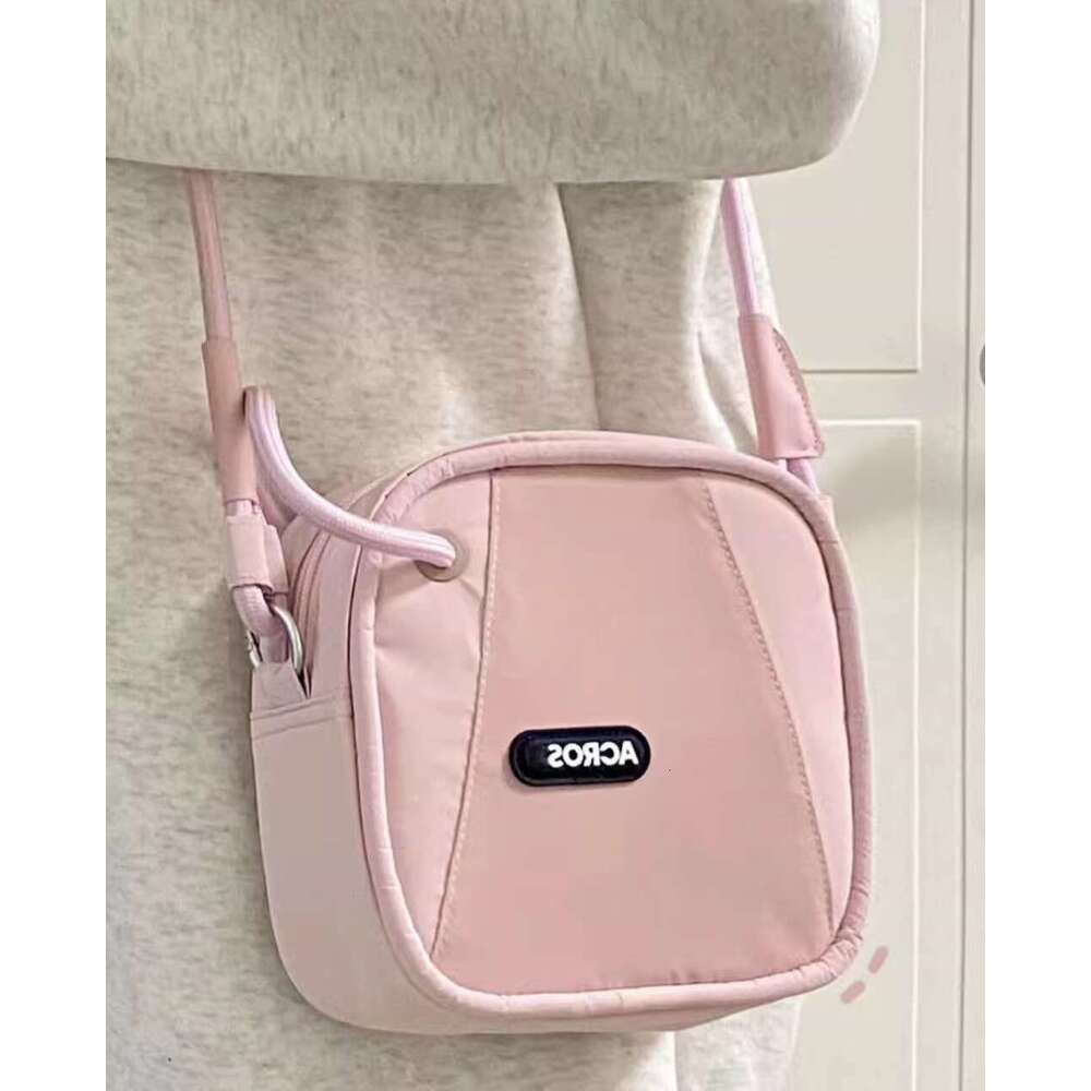Cute stylish small square 2025 spring summer new collection, pink tender, niche bag, casual and versatile single shoulder crossbody bag