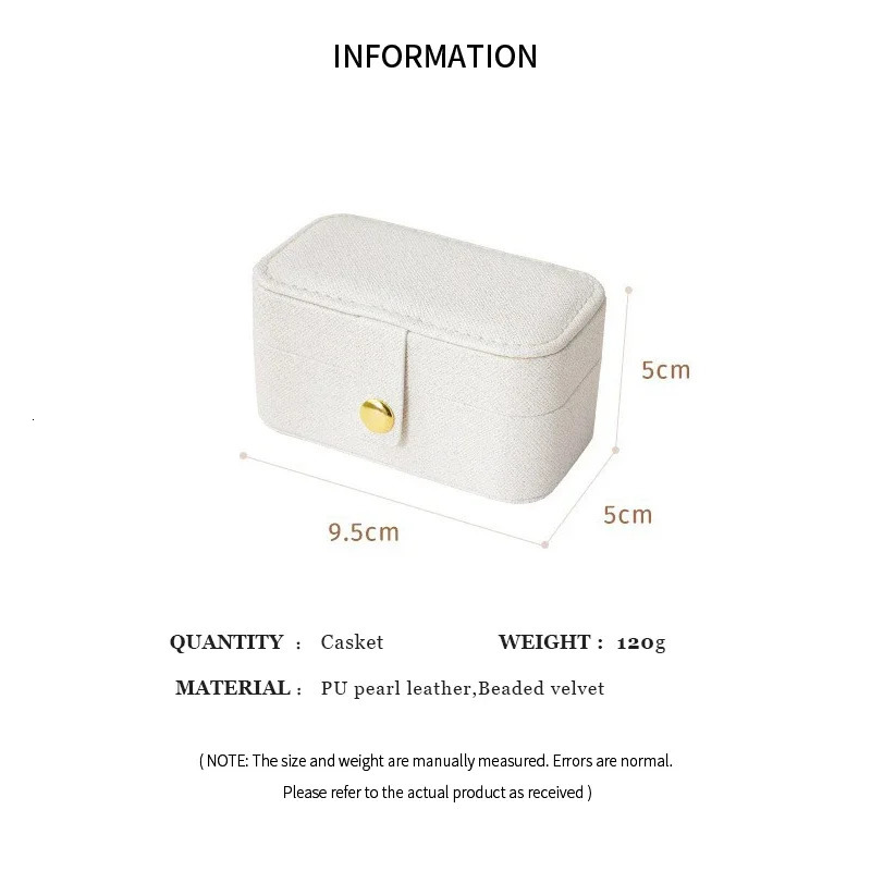 Square Pu Leather Solid Pink Color Jewelry Boxes for Women Ring Necklace Earrings Storage Daity Travel Portable Cases Wholesale 250428