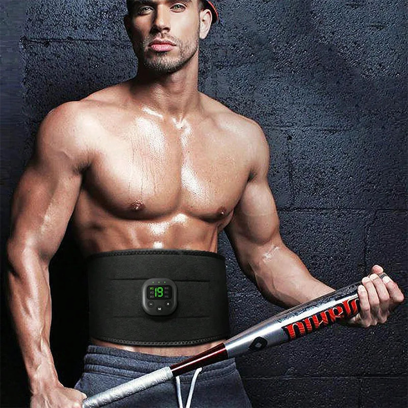 Waist Massager Portable Fat Burning USB Charging Shaper Electric Arm Hip Leg Trainer Weight Loss Shaping Belt Fitness Massager 250424