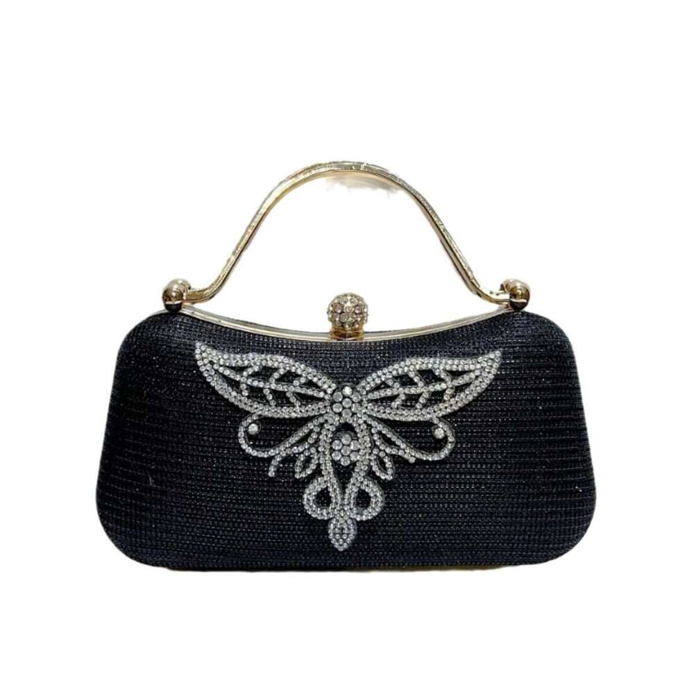 Dinner Bag New Evening Ladies Handheld Banquet Versatile Dress For Celebrities Water Diamond Small Fragrant Style Bag KQ