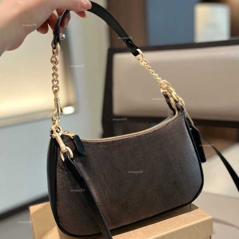High Quality Bag For Women Double Straps Designer Teri Shoulder Nolita Crossbody Bag For Women With Chain Leather Strap Half Moon Brand Bag Handbag Pu