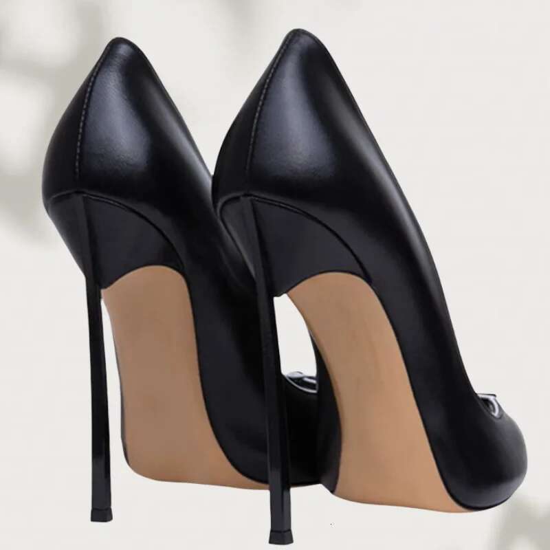 Brand Open Toe Hollow High Heels Elegant Black White Shoes Catwalk Party Women Sandals Hallow Mouth One Foot Stiletto Heel