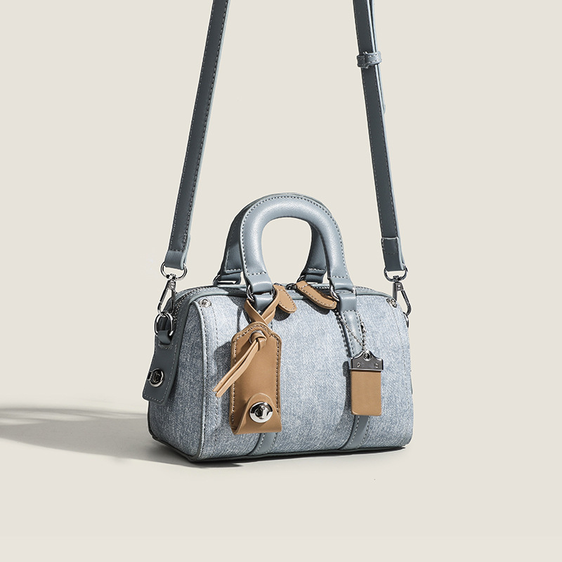 designer bag South Wind Platinum Blue Sea Pillow for Women's 2024 New Versatile Handbag Single Shoulder Crossbody Bag