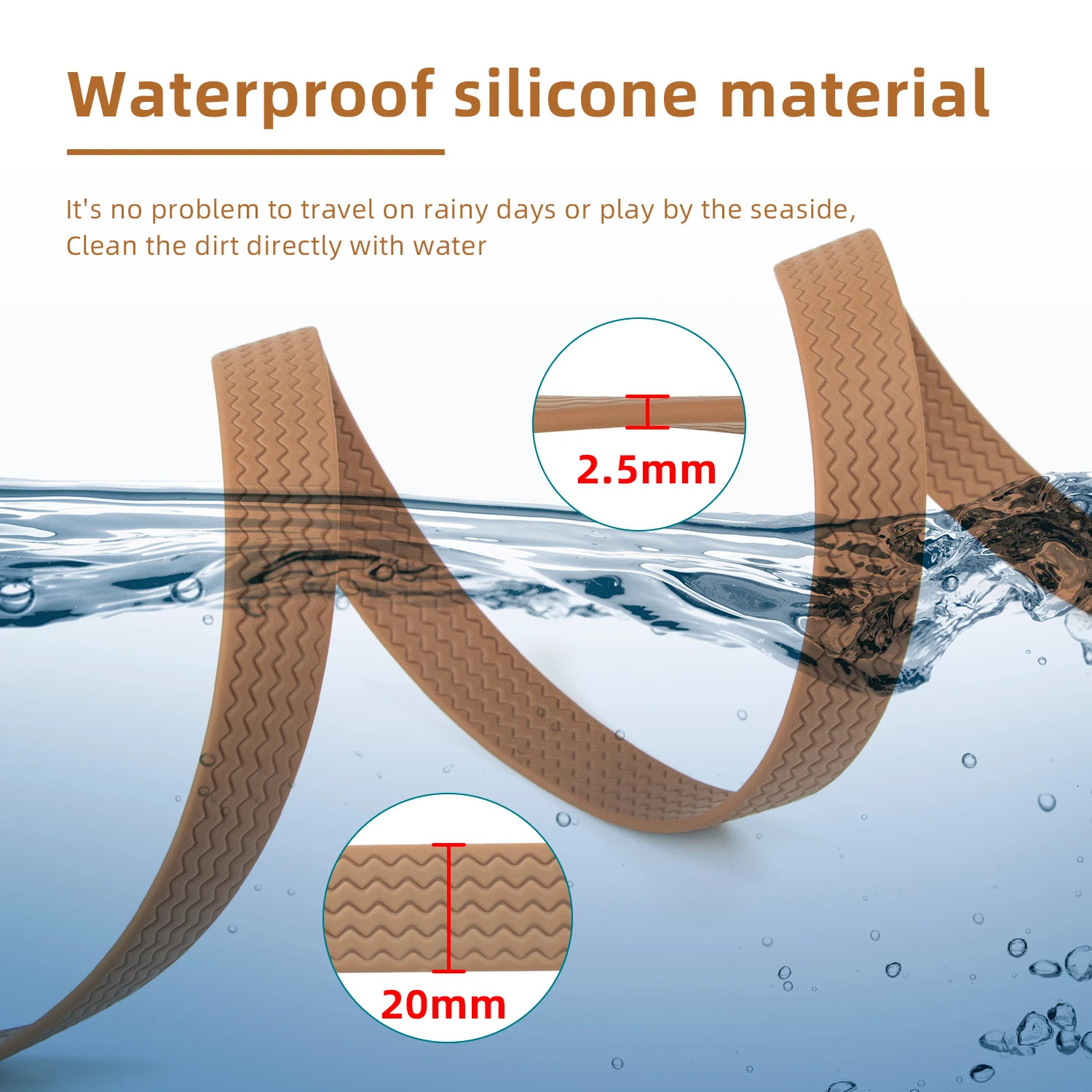 1.8M 5M 10M PVC dog collars large dog collars waterproof easy to clean and well functioning dog collar training 250427