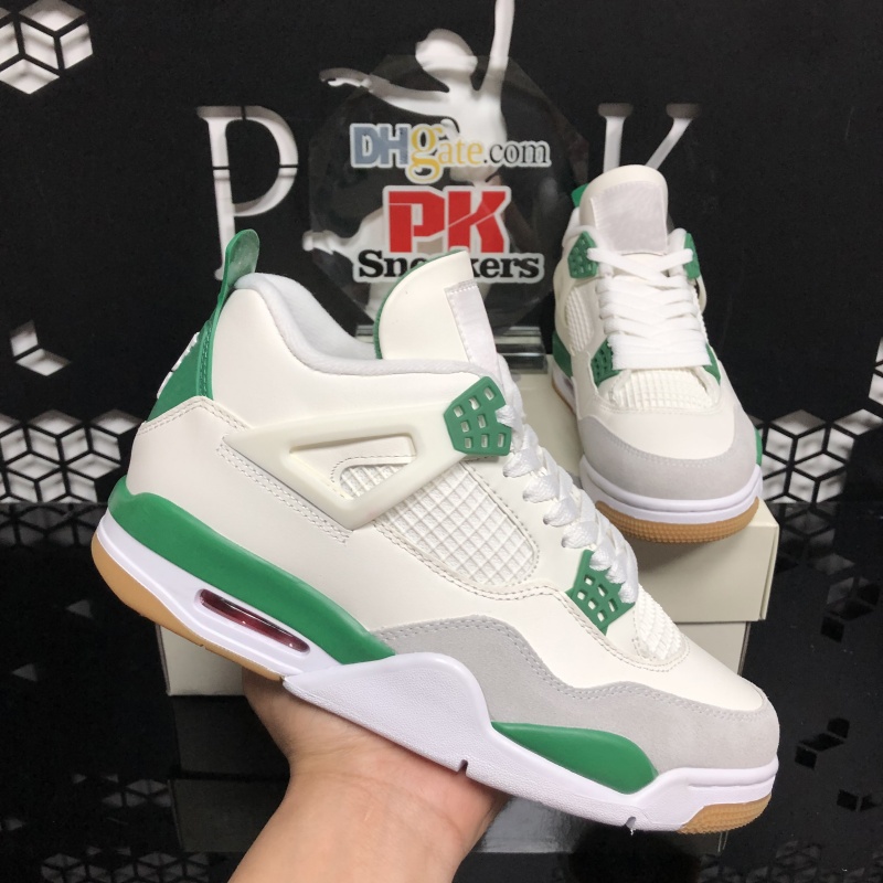 Top Quality Designer Men Women 4 Basketball Shoes Classical 4s Panda Military Black Cat White Oreo Lightning Outdoor Sneakers Brick By Brick Sports Trainers With Box