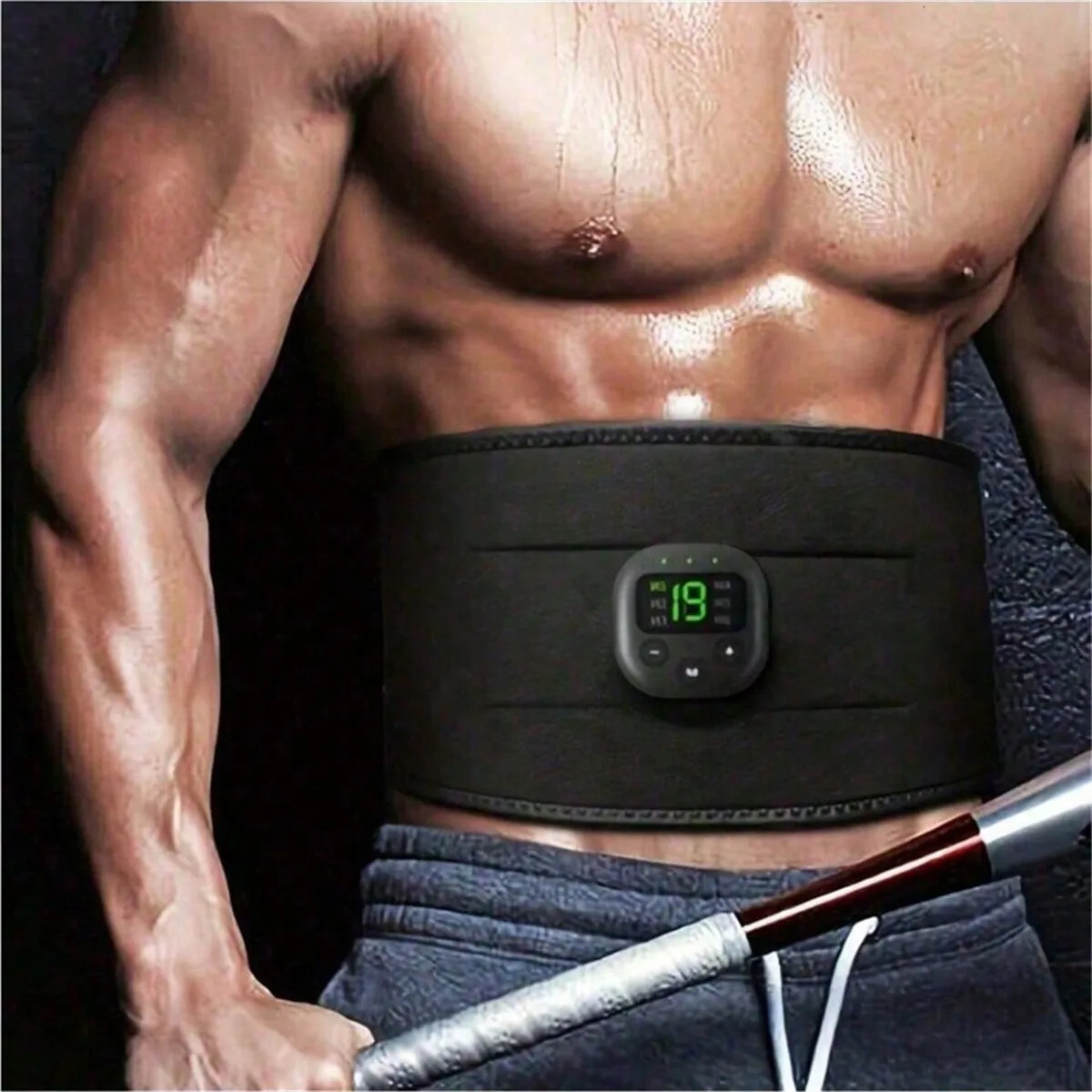 Waist Massager Portable USB Charging Shaper Electric Arm Hip Leg Trainer Body Shaping Belt Fitness Massager 250424