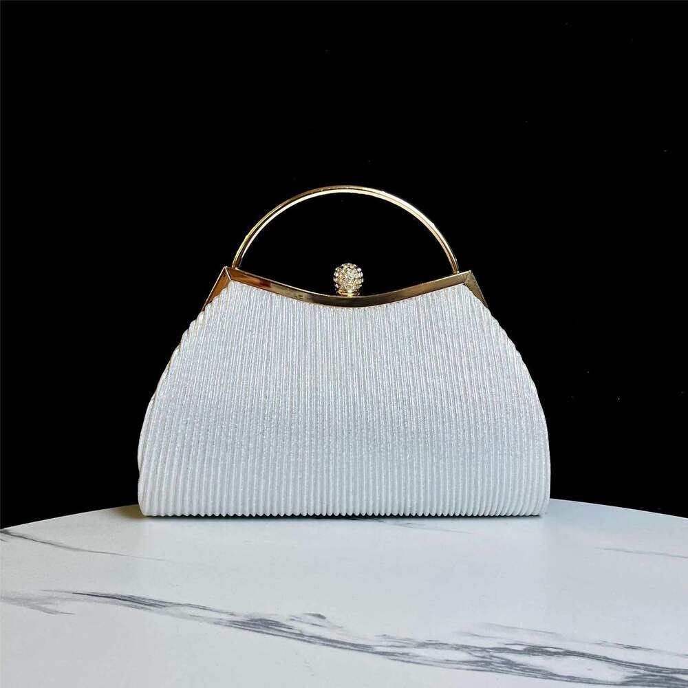 Dinner Bag Fashionable New Handmade Rhinestone Women S Dinner Small Dress Bag Hand Held One Shoulder Crossbody Banquet Bag KQ