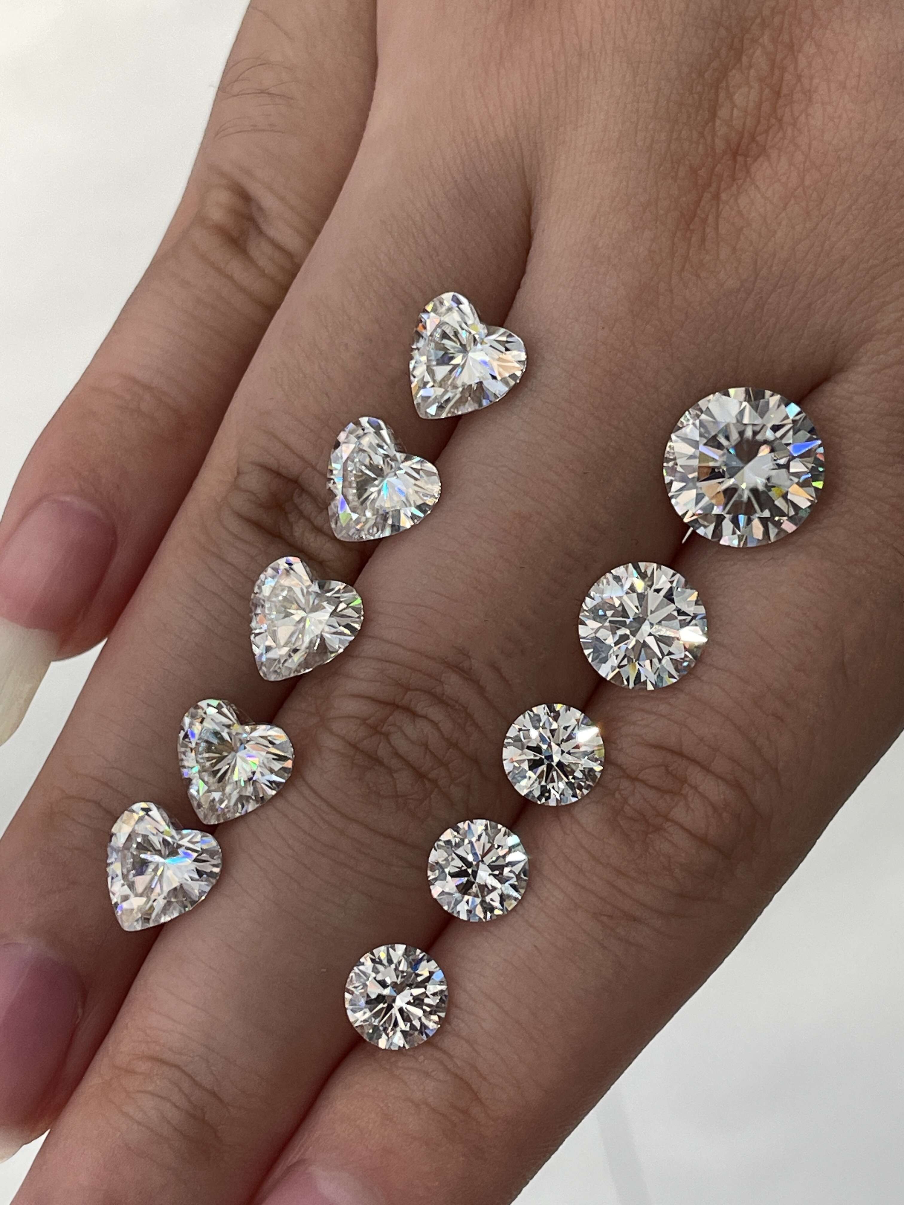 IGI White D Color VVS Loose Lab Diamond Wholesaler Price HPHT Lab Grown Diamond for Jewelry Making