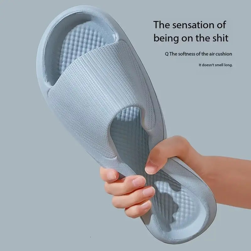 Beach Summer Soft Sole Massage Shower Shoes for Women Men Couples Waterproof Non-slip Home Leisure Fashion Bathroom Slippers 250428