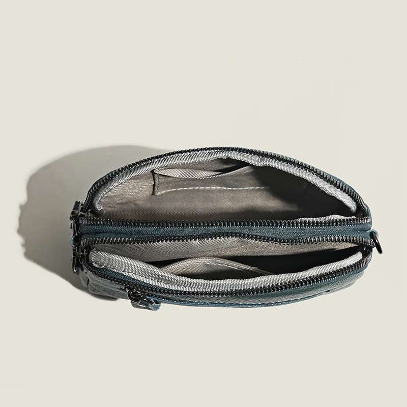 Genuine Leather Women's Crossbody For Woman Female Solid Color Clutch Phone Bags Shoulder Messenger Bag Sac